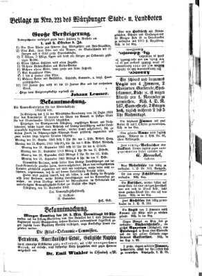 Würzburger Stadt- und Landbote Freitag 18. September 1863