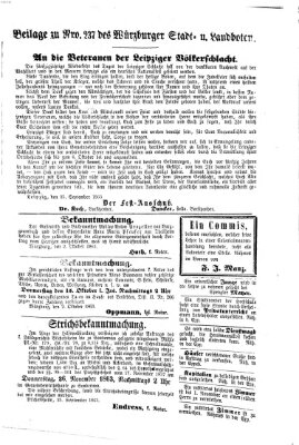 Würzburger Stadt- und Landbote Montag 5. Oktober 1863