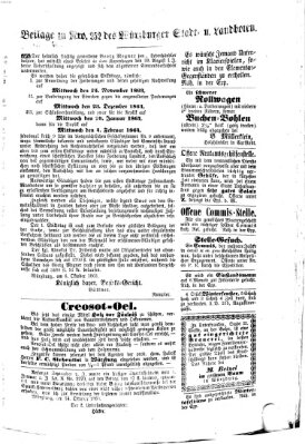 Würzburger Stadt- und Landbote Donnerstag 22. Oktober 1863