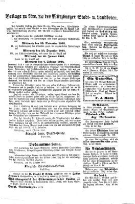 Würzburger Stadt- und Landbote Mittwoch 28. Oktober 1863