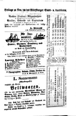 Würzburger Stadt- und Landbote Samstag 31. Oktober 1863