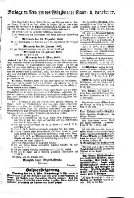 Würzburger Stadt- und Landbote Montag 23. November 1863