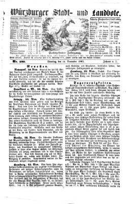 Würzburger Stadt- und Landbote Dienstag 24. November 1863