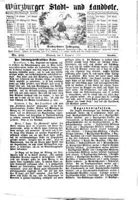 Würzburger Stadt- und Landbote Mittwoch 9. Dezember 1863