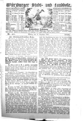 Würzburger Stadt- und Landbote Montag 14. Dezember 1863