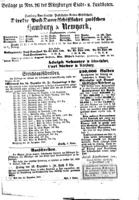 Würzburger Stadt- und Landbote Montag 14. Dezember 1863