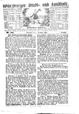 Würzburger Stadt- und Landbote Samstag 19. Dezember 1863