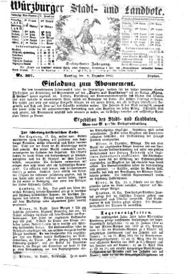 Würzburger Stadt- und Landbote Samstag 26. Dezember 1863