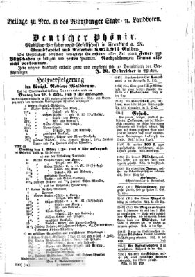 Würzburger Stadt- und Landbote Freitag 19. Februar 1864