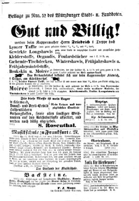 Würzburger Stadt- und Landbote Dienstag 1. März 1864