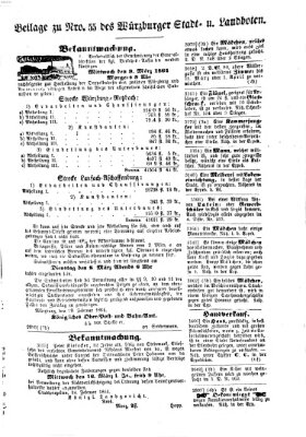 Würzburger Stadt- und Landbote Freitag 4. März 1864