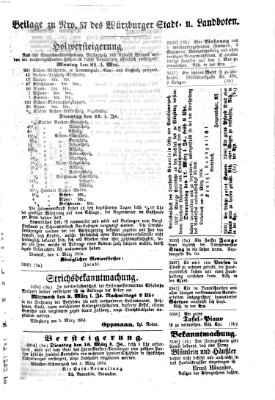 Würzburger Stadt- und Landbote Montag 7. März 1864