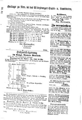 Würzburger Stadt- und Landbote Samstag 2. April 1864