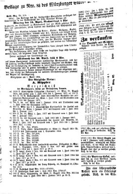 Würzburger Stadt- und Landbote Samstag 9. April 1864