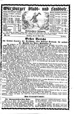 Würzburger Stadt- und Landbote Samstag 16. April 1864