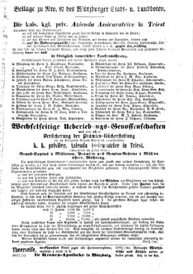 Würzburger Stadt- und Landbote Freitag 22. April 1864