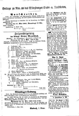 Würzburger Stadt- und Landbote Freitag 6. Mai 1864