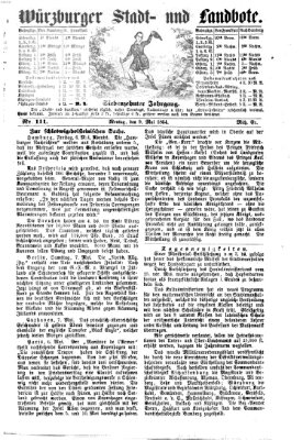 Würzburger Stadt- und Landbote Montag 9. Mai 1864