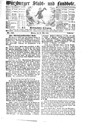 Würzburger Stadt- und Landbote Montag 23. Mai 1864