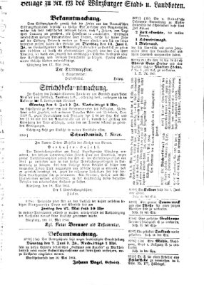 Würzburger Stadt- und Landbote Montag 23. Mai 1864