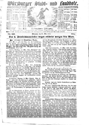 Würzburger Stadt- und Landbote Mittwoch 25. Mai 1864