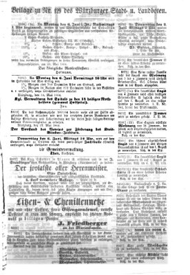 Würzburger Stadt- und Landbote Dienstag 31. Mai 1864