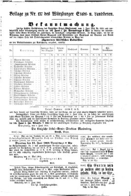 Würzburger Stadt- und Landbote Donnerstag 9. Juni 1864