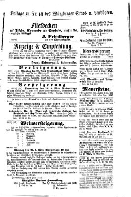 Würzburger Stadt- und Landbote Dienstag 14. Juni 1864