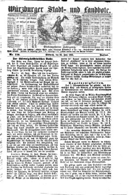 Würzburger Stadt- und Landbote Mittwoch 22. Juni 1864