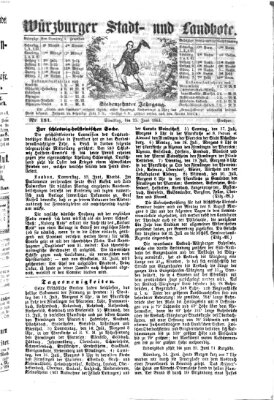 Würzburger Stadt- und Landbote Samstag 25. Juni 1864