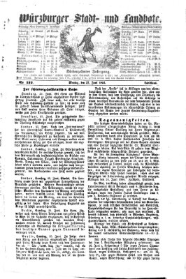 Würzburger Stadt- und Landbote Montag 27. Juni 1864