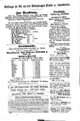 Würzburger Stadt- und Landbote Mittwoch 29. Juni 1864