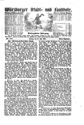 Würzburger Stadt- und Landbote Freitag 22. Juli 1864