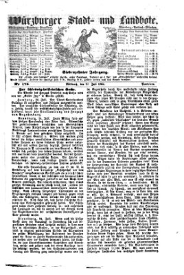 Würzburger Stadt- und Landbote Mittwoch 27. Juli 1864