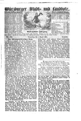 Würzburger Stadt- und Landbote Donnerstag 4. August 1864