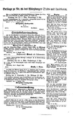 Würzburger Stadt- und Landbote Dienstag 16. August 1864