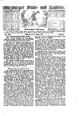 Würzburger Stadt- und Landbote Mittwoch 17. August 1864