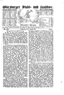 Würzburger Stadt- und Landbote Donnerstag 25. August 1864