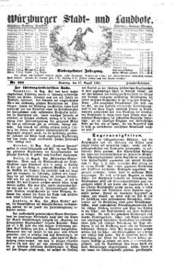 Würzburger Stadt- und Landbote Samstag 27. August 1864