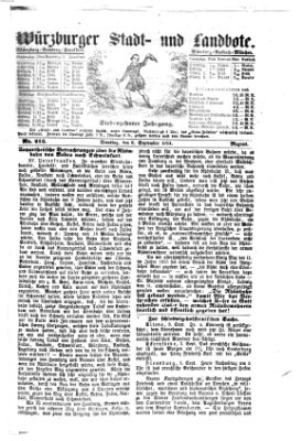 Würzburger Stadt- und Landbote Dienstag 6. September 1864