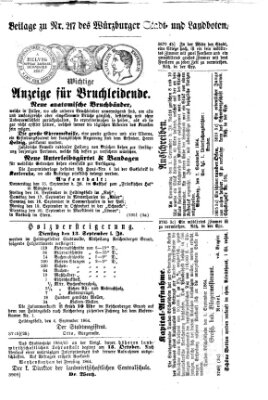 Würzburger Stadt- und Landbote Samstag 10. September 1864