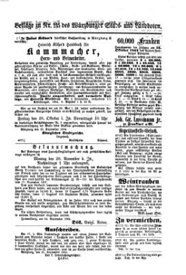 Würzburger Stadt- und Landbote Samstag 1. Oktober 1864