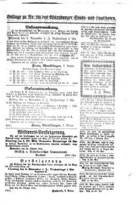 Würzburger Stadt- und Landbote Freitag 28. Oktober 1864