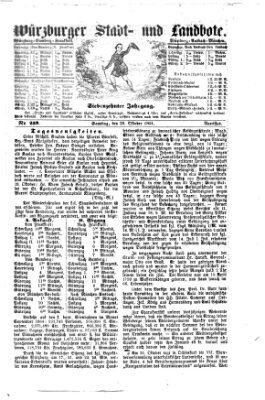 Würzburger Stadt- und Landbote Samstag 29. Oktober 1864