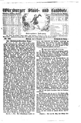 Würzburger Stadt- und Landbote Mittwoch 2. November 1864