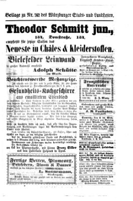 Würzburger Stadt- und Landbote Mittwoch 2. November 1864