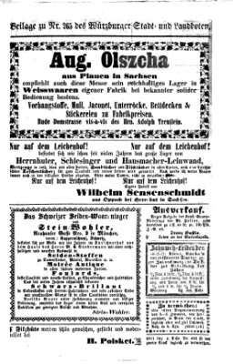 Würzburger Stadt- und Landbote Samstag 5. November 1864