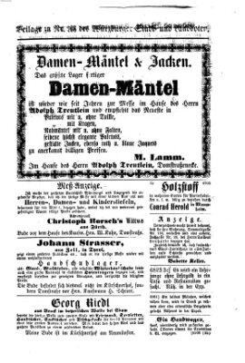 Würzburger Stadt- und Landbote Montag 7. November 1864