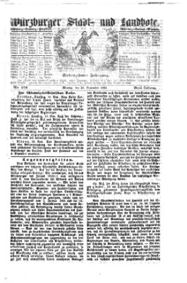 Würzburger Stadt- und Landbote Montag 21. November 1864