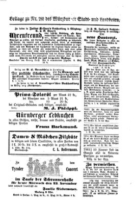 Würzburger Stadt- und Landbote Mittwoch 23. November 1864
